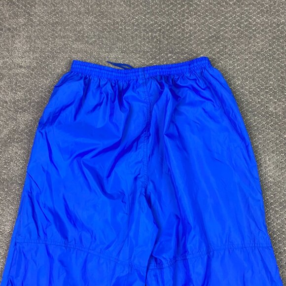 Vintage 90s Nike Gray Tag Windbreaker Pants Men's XL Fit Like Medium Nylon Blue - Picture 9 of 16